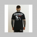 Amstaff ONTUGI čierne pánske tričko materiál 100% bavlna